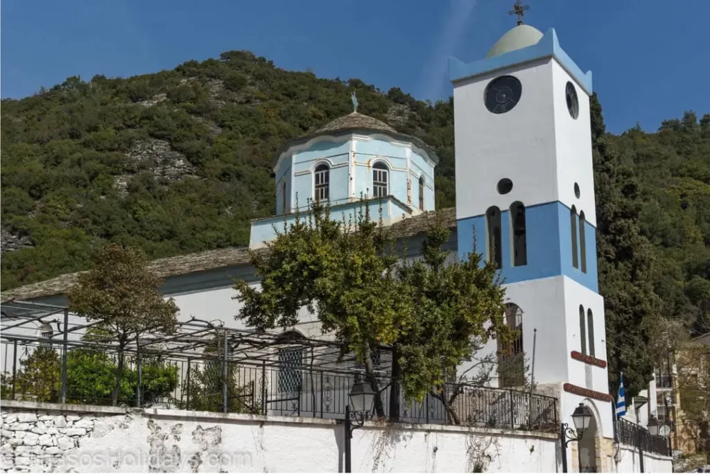 The church of Panagia in the village of Panagia Thassos